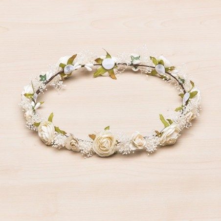 Couronne de fleurs - 14 minis Roses