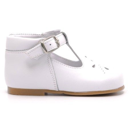 Boni Carol - Leather Buckle First Walking Shoes