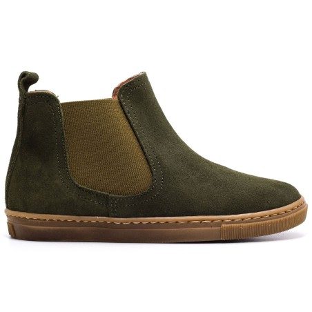 Boni Kola - boots enfant en daim vert