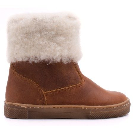 Brown Woollen Boots - Boni Dolly